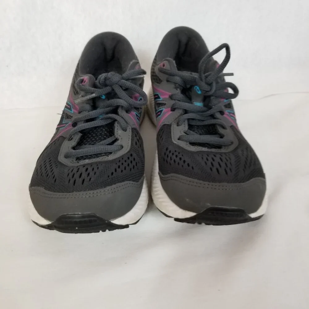 ASICS Gel Contend 7 AmpliFoam Lace Up Running Shoe Black Size 8 ~ 4399 - Picture 3 of 10